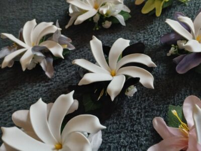 Po'ara moyen tiare Tahiti lys Vaite.e.Tiare créations