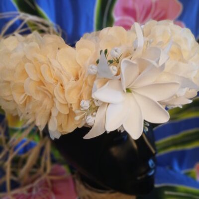 Couronne Tiare Tahiti champagne grande tiare grand lys