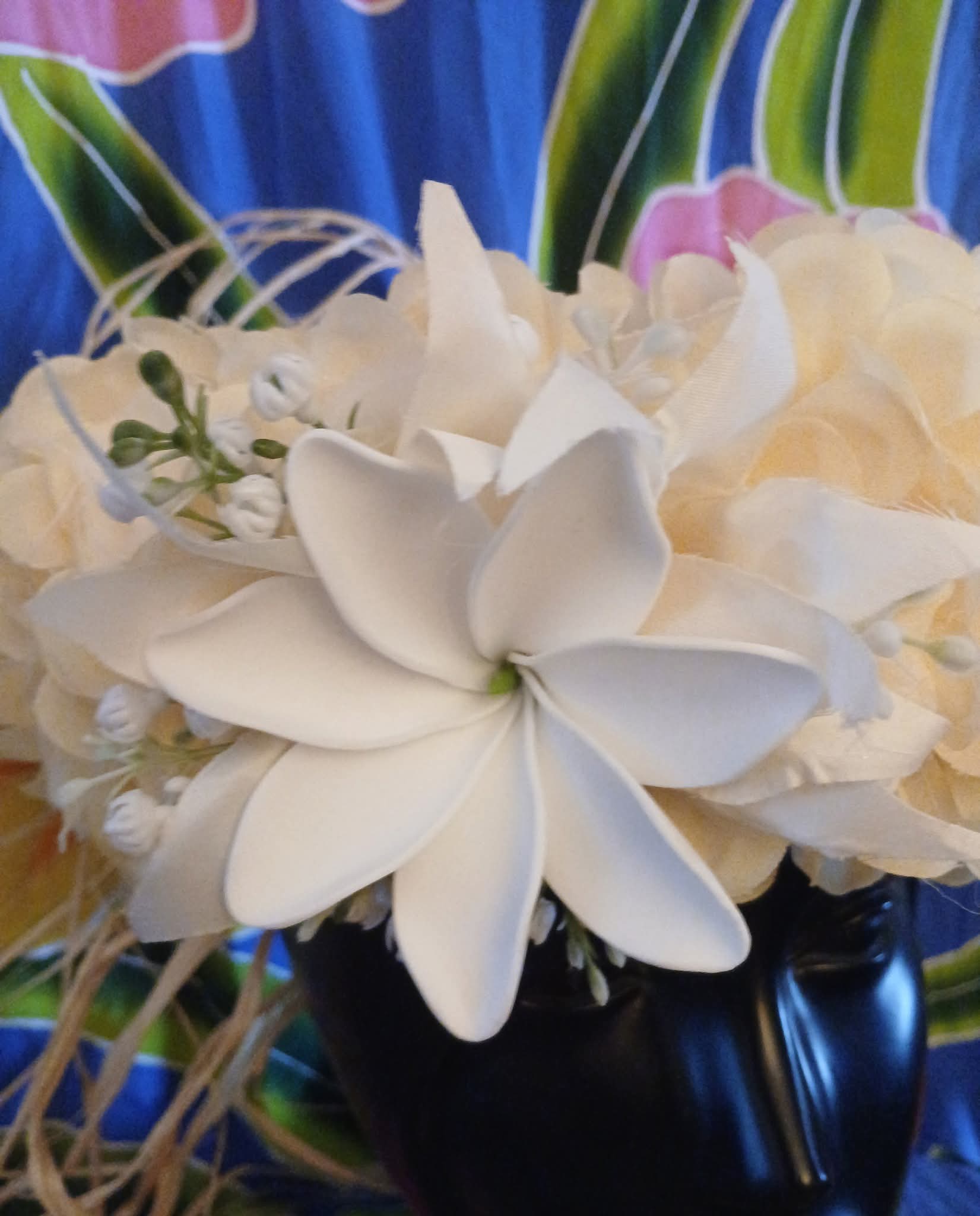 Couronne Tiare Tahiti champagne grande tiare grand lys Vaite.e.Tiare créations