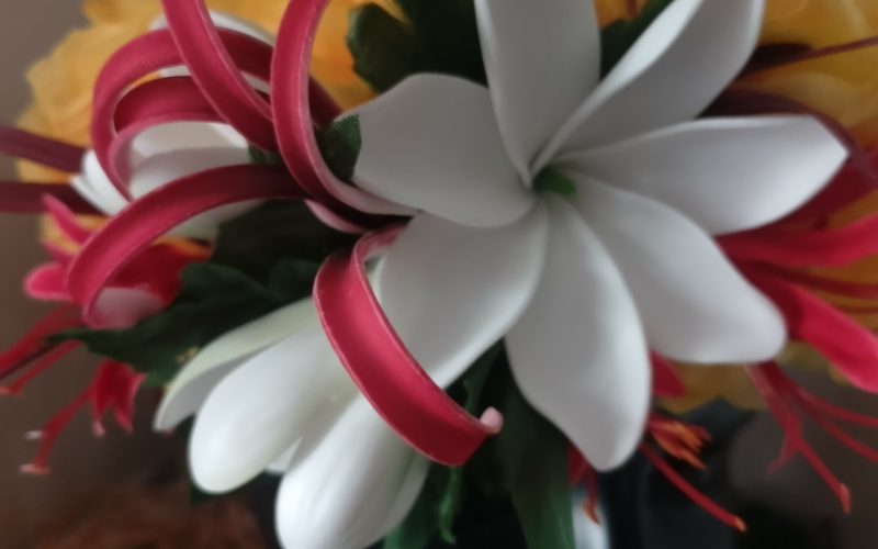 couronne de tiare Tahiti jaune lys élancés et trois tiare by Vaite.e.Tiare créations