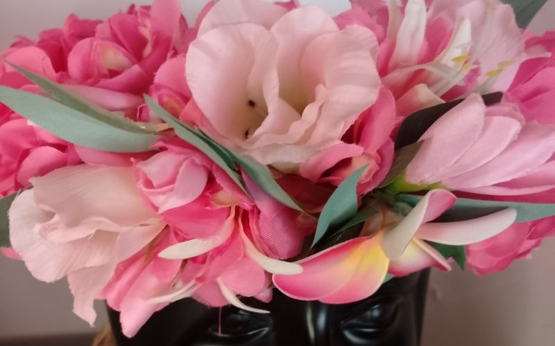 Couronne fleurs Tahiti lisianthus tipanie lys élances Vaite.e.Tiare créations