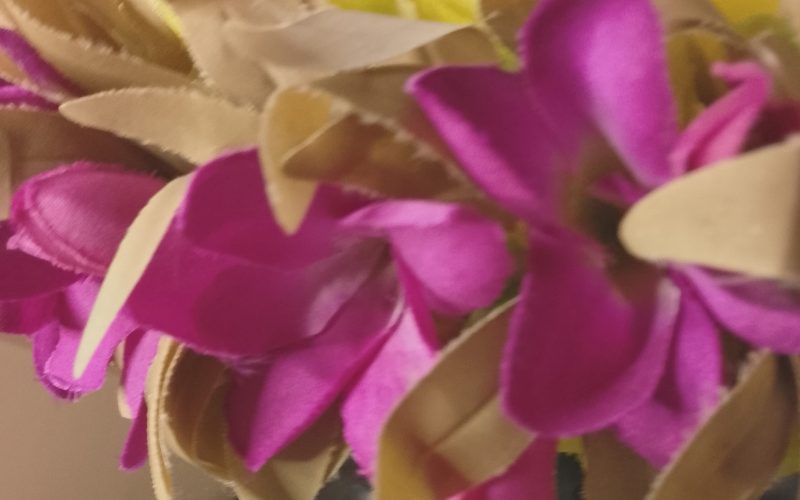 Couronne toute fleur jaune corolle feuillage et tipanie Vaite.e.Tiare création